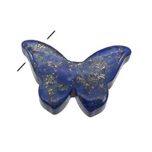 Lapis Lazuli butterfly pendant, approx 12-18mm [GM16251]