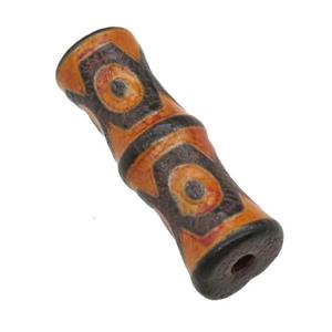 tibetan style Agate bamboo Beads, approx 13-38mm [GM16482]