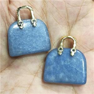 blue Aventurine bag pendant, approx 20-24mm [GM16885]