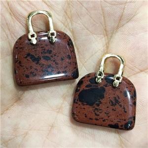 Autumn Jasper Bag Pendant, approx 20-24mm [GM16890]