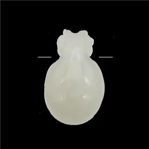 white Moonstone pineapple pendant, approx 10-16mm [GM17023]