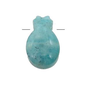 green Amazonite pineapple pendant, approx 10-16mm [GM17031]