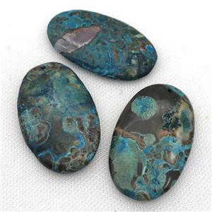 Ocean Jasper oval pendant, approx 35-50mm [GM17118]