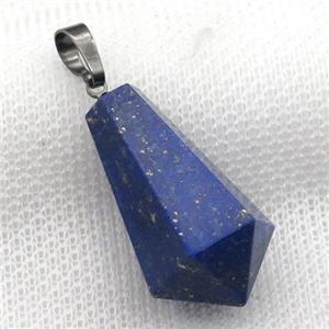 blue Lapis pendulum pendant, approx 17-30mm [GM17213]