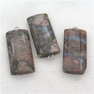gray Opal rectangle pendant, approx 20-40mm [GM17278]