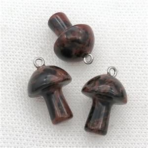 Autumn Jasper mushroom pendant, approx 15-20mm [GM17328]