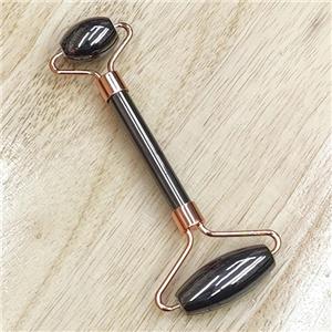 black Roller GuaSha Massage Tools, rose gold, approx 18-40mm, 150mm length [GM17353]