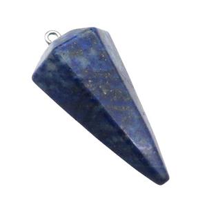Blue Lapis Lazuli Pendulum Pendant, approx 17-38mm [GM17736]