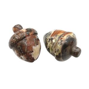 Ocean Jasper Acorn No Hole, approx 21-25mm [GM17900]