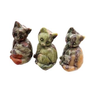 Ocean Jasper Cat No Hole, approx 22-30mm [GM17916]