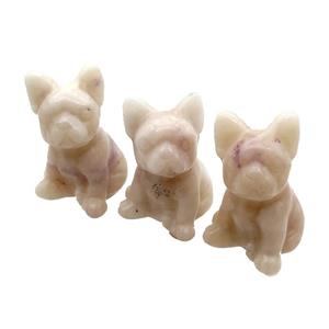 Cherry Agate Dog No Hole, approx 20-30mm [GM17921]