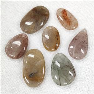 Mixed Rutilated Quartz Pendant Mix Shape, approx 20-45mm [GM18728]