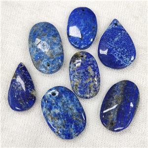 Natural Lapis Lazuli Pendant Mix Shape, approx 20-40mm [GM18729]