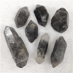 Black Crystal Quartz Pendant Nugget, approx 20-60mm [GM18735]