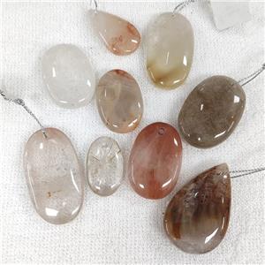 Mix Rutilated Quartz Pendant Mix Shape C-Grade, approx 18-45mm [GM18743]