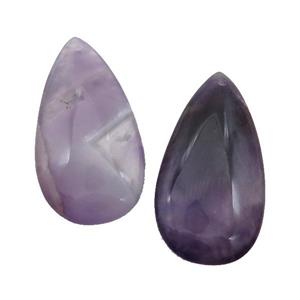 Natural Amethyst Teardrop Pendant Purple, approx 20-40mm [GM19587]