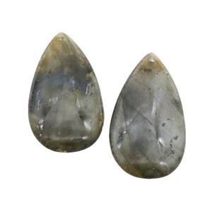 Natural Labradorite Teardrop Pendant, approx 20-40mm [GM19592]
