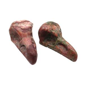 Unakite Raven Pendant Undrilled, approx 15-30mm [GM19643]