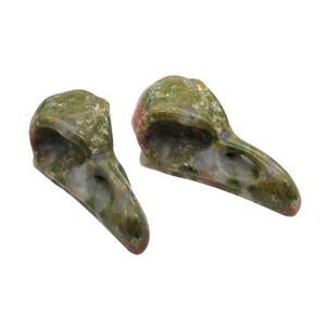 Unakite Raven Pendant Undrilled, approx 15-30mm [GM19650]