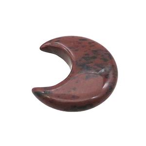 Autumn Jasper Moon Pendant Undrilled, approx 28-30mm [GM19656]
