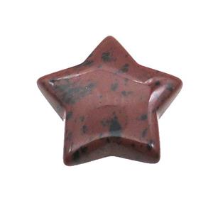 Autumn Jasper Star Pendant Undrilled, approx 30mm [GM19679]