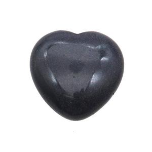 Blue Sandstone Heart Pendant Undrilled, approx 30mm [GM19703]