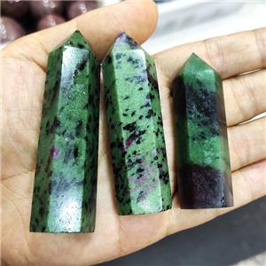 Natural Ruby Zoisite Tower Undrilled Prism, approx 20-90mm [GM19789]