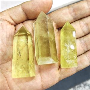 Natural Citrine Tower Undrilled Treated, approx 20-90mm [GM19798]