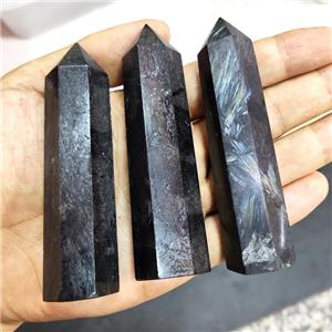 Black Hornblende Tower Undrilled, approx 20-90mm [GM19800]