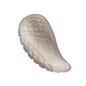 Natural Gray Agate Pendant Angel Wings, approx 17-35mm [GM20025-L]