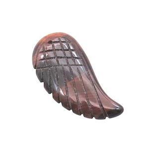 Red Tiger Eye Stone Pendant Angel Wing, approx 17-35mm [GM20040-L]