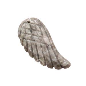 Maifanite Jasper Angel Wings Pendant, approx 17-35mm [GM20041-L]