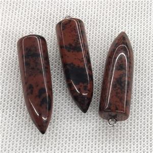 Natural Autumn Jasper Bullet Pendant, approx 10-40mm [GM20133]