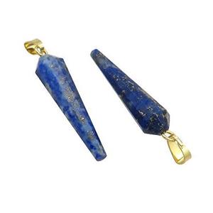 Natural Lapis Lazuli Pendulum Pendant Blue, approx 8-30mm [GM20374]