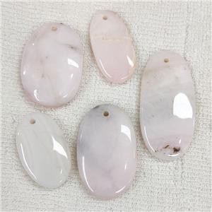 Natural Pink Opal Pendant Oval, approx 20-50mm [GM20486]