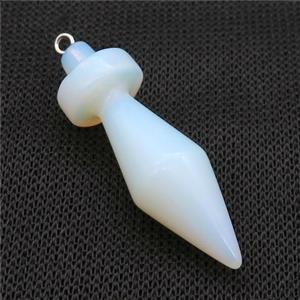 White Opalite Pendulum Pendant, approx 13.5-45mm [GM21234]
