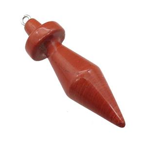 Natural Red Jasper Pendulum Pendant, approx 13.5-45mm [GM21238]