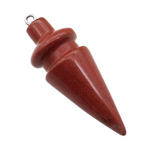 Natural Red Jasper Pendulum Pendant, approx 17-45mm [GM21248]