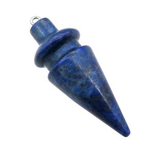 Natural Blue Lapis Lazuli Pendulum Pendant, approx 17-45mm [GM21250]