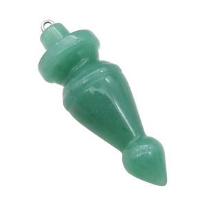 Natural Green Aventurine Pendulum Pendant, approx 18-50mm [GM21257]