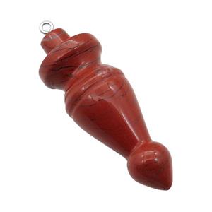 Natural Red Jasper Pendulum Pendant, approx 18-50mm [GM21258]