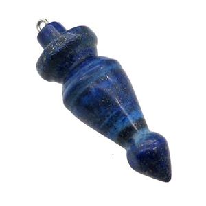 Natural Blue Lapis Lazuli Pendulum Pendant, approx 18-50mm [GM21260]