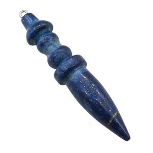 Natural Blue Lapis Lazuli Pendulum Pendant, approx 14-65mm [GM21270]