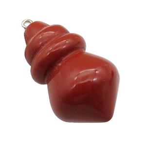 Natural Red Jasper Pendulum Pendant, approx 25-40mm [GM21278]