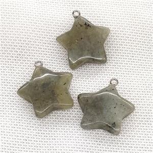 Natural Labradorite Star Pendant, approx 24mm [GM21662]