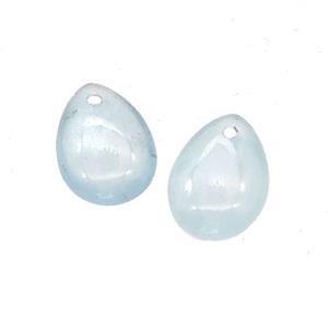 Natural Blue Aquamarine Teardrop Pendant, approx 10-14mm [GM22522]