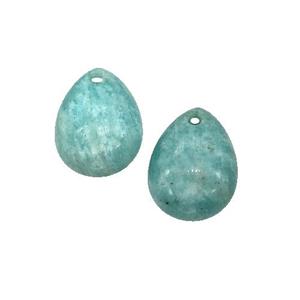 Natural Green Amazonite Teardrop Pendant, approx 10-14mm [GM22523]