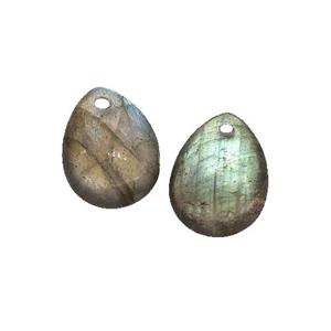 Natural Labradorite Teardrop Pendant, approx 10-14mm [GM22524]