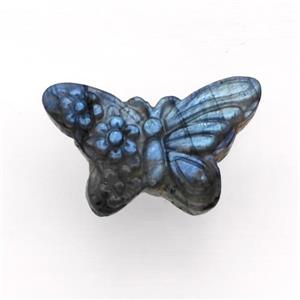 Labradorite Butterfly Pendant, approx 20-35mm [GM22634]