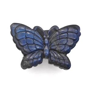 Labradorite Butterfly Pendant, approx 30-45mm [GM22636]